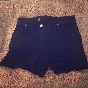 Rollas High Waisted Jean Shorts
